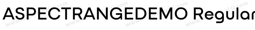 ASPECTRANGEDEMO Regular字体转换
